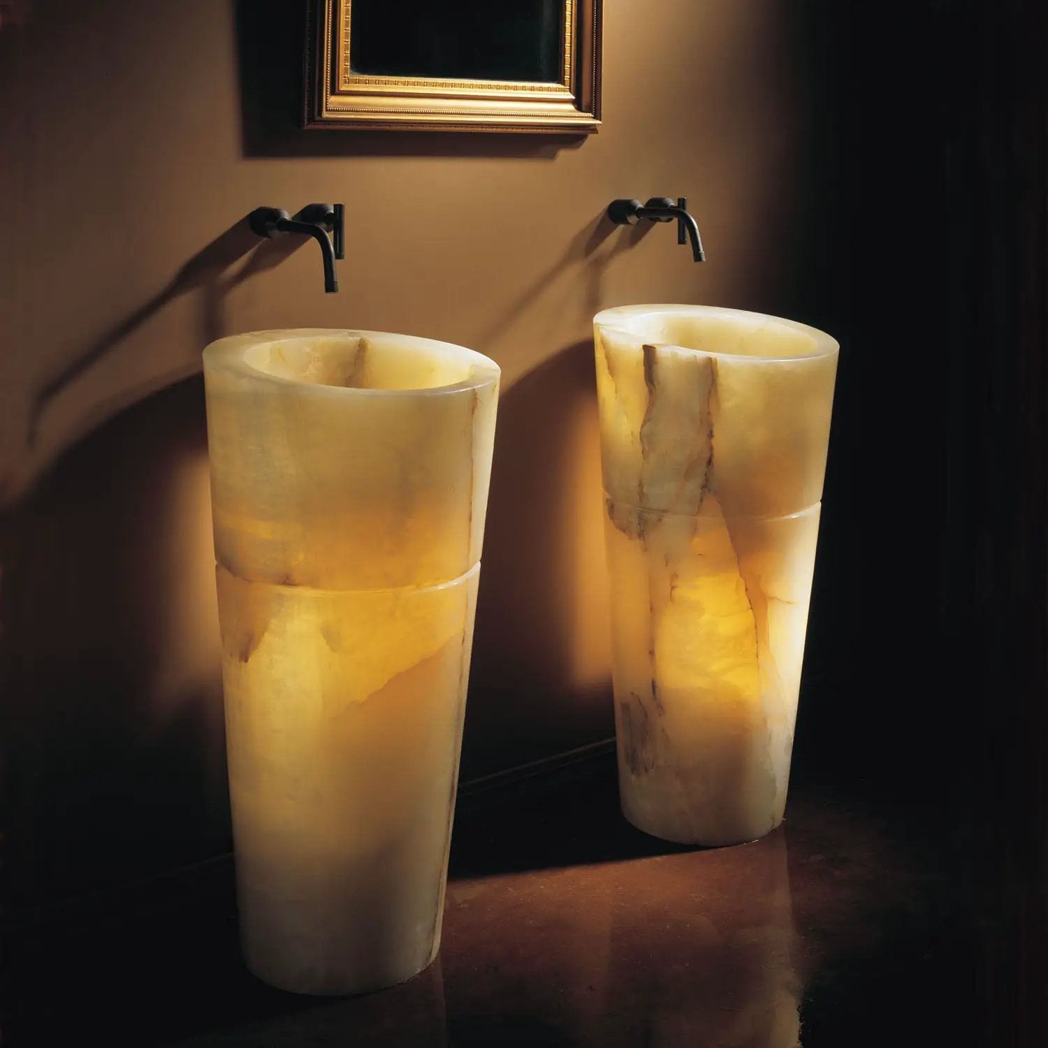 Stone Forest Veneto Pedestal Sink by Stone Forest