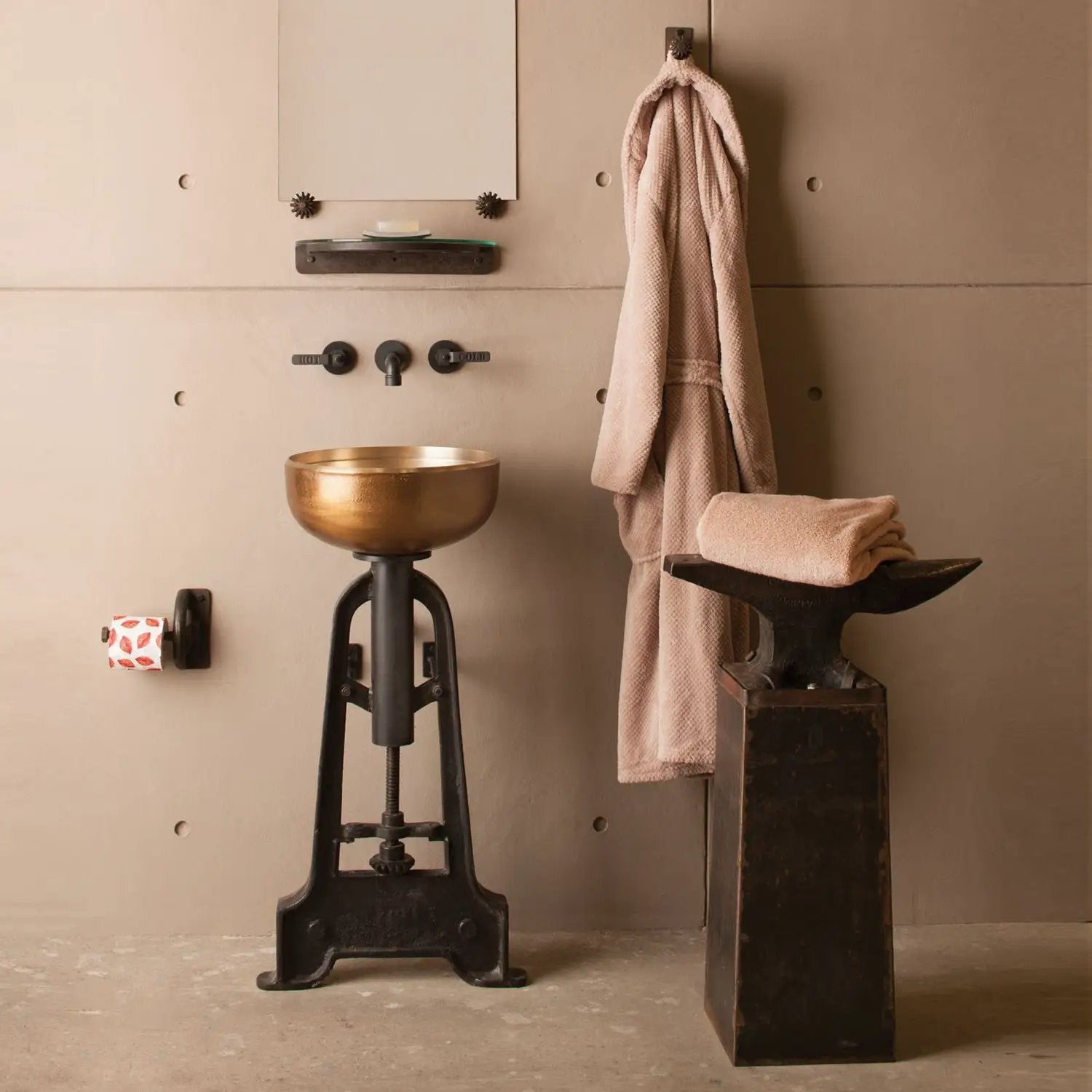 golden bronze sink