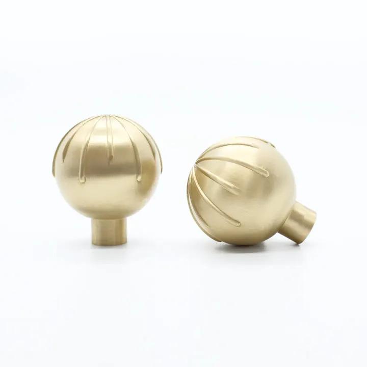 polished nickel knob