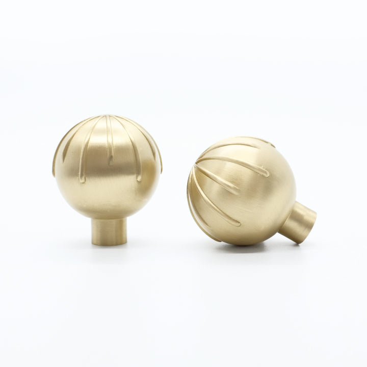 polished nickel knob