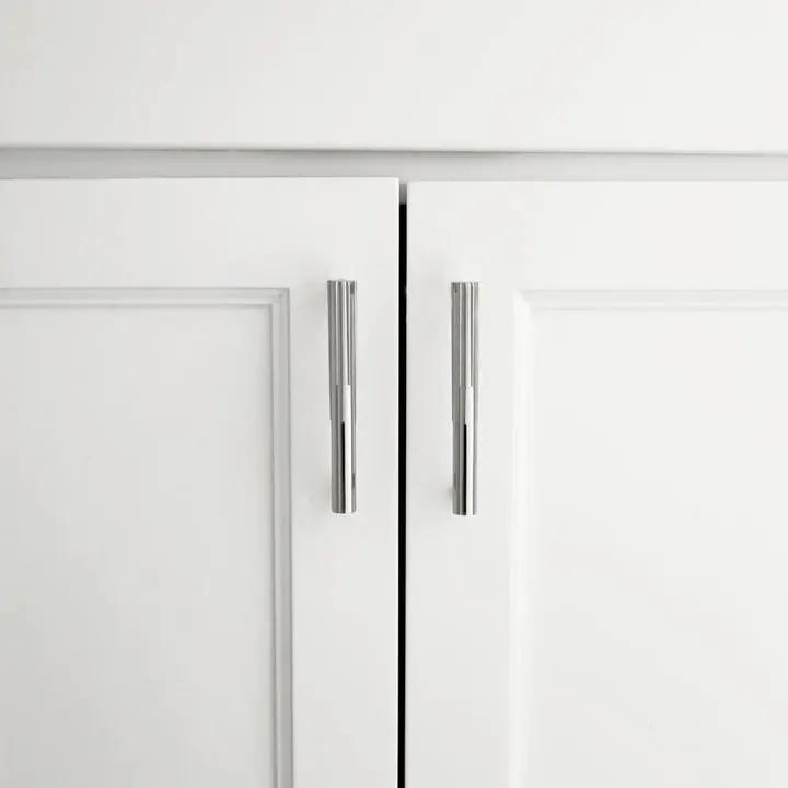 polished nickel pull