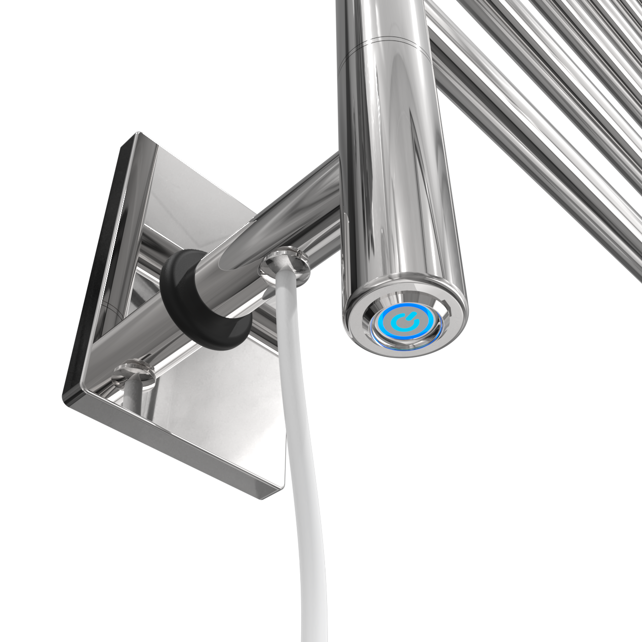 polished towel warmers