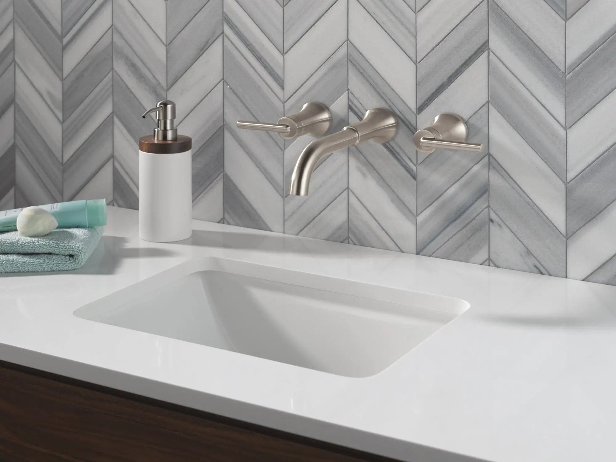 stainless faucet handle
