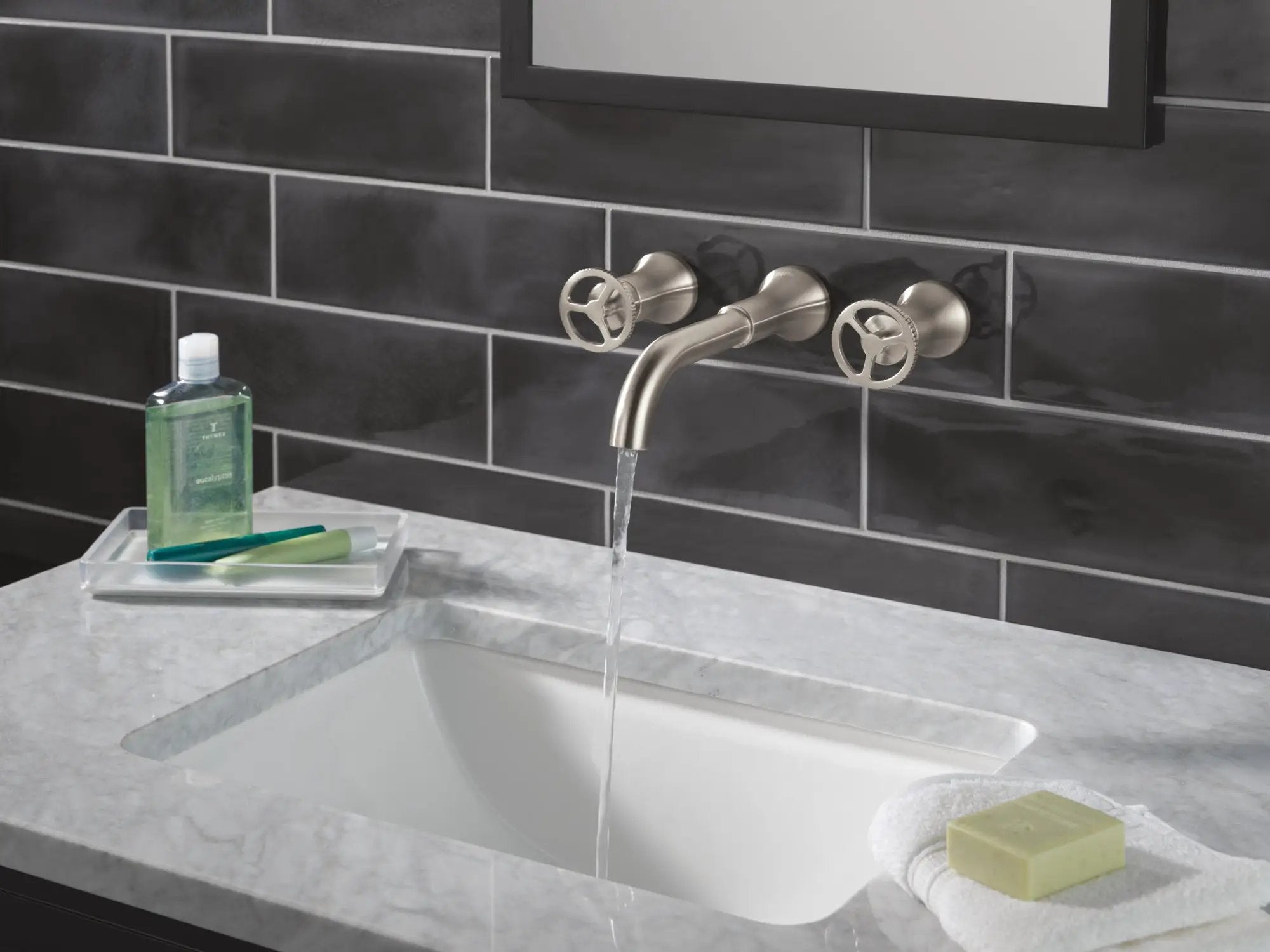 stainless faucet handle