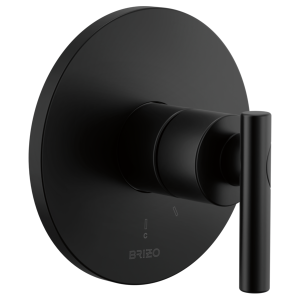 matte black shower valve