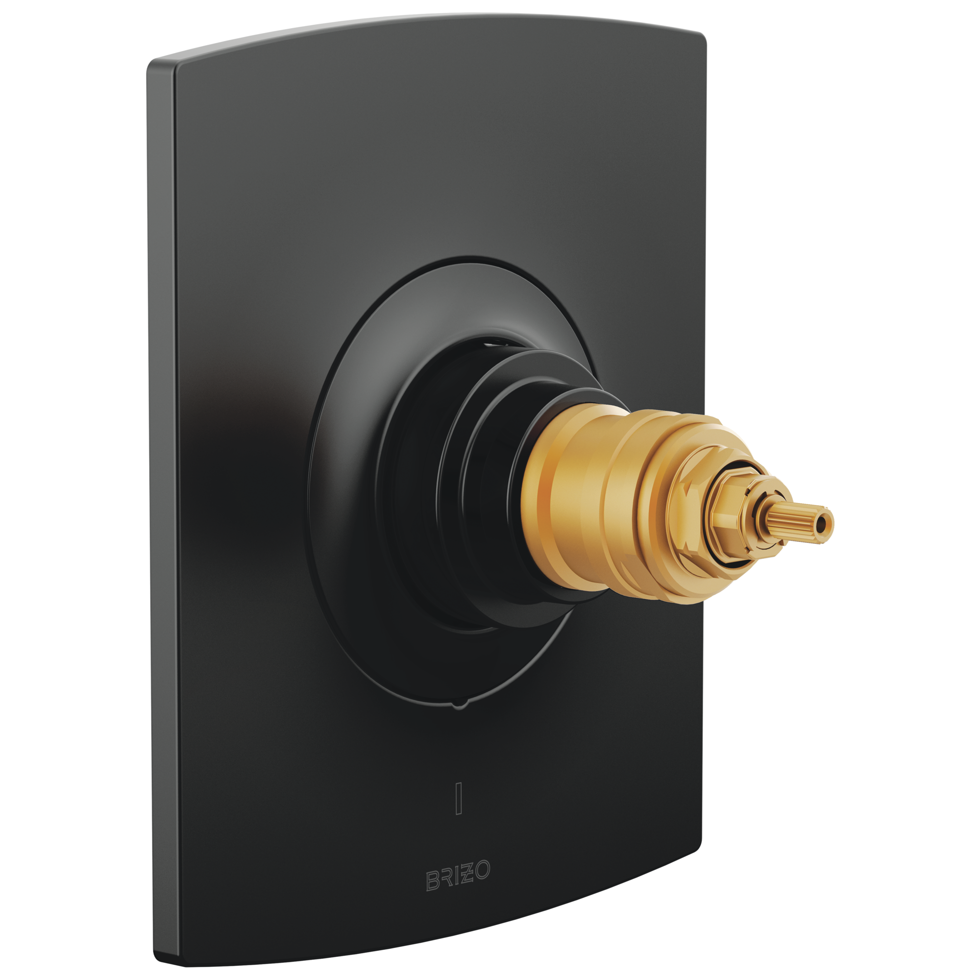 matte black thermostatic valve