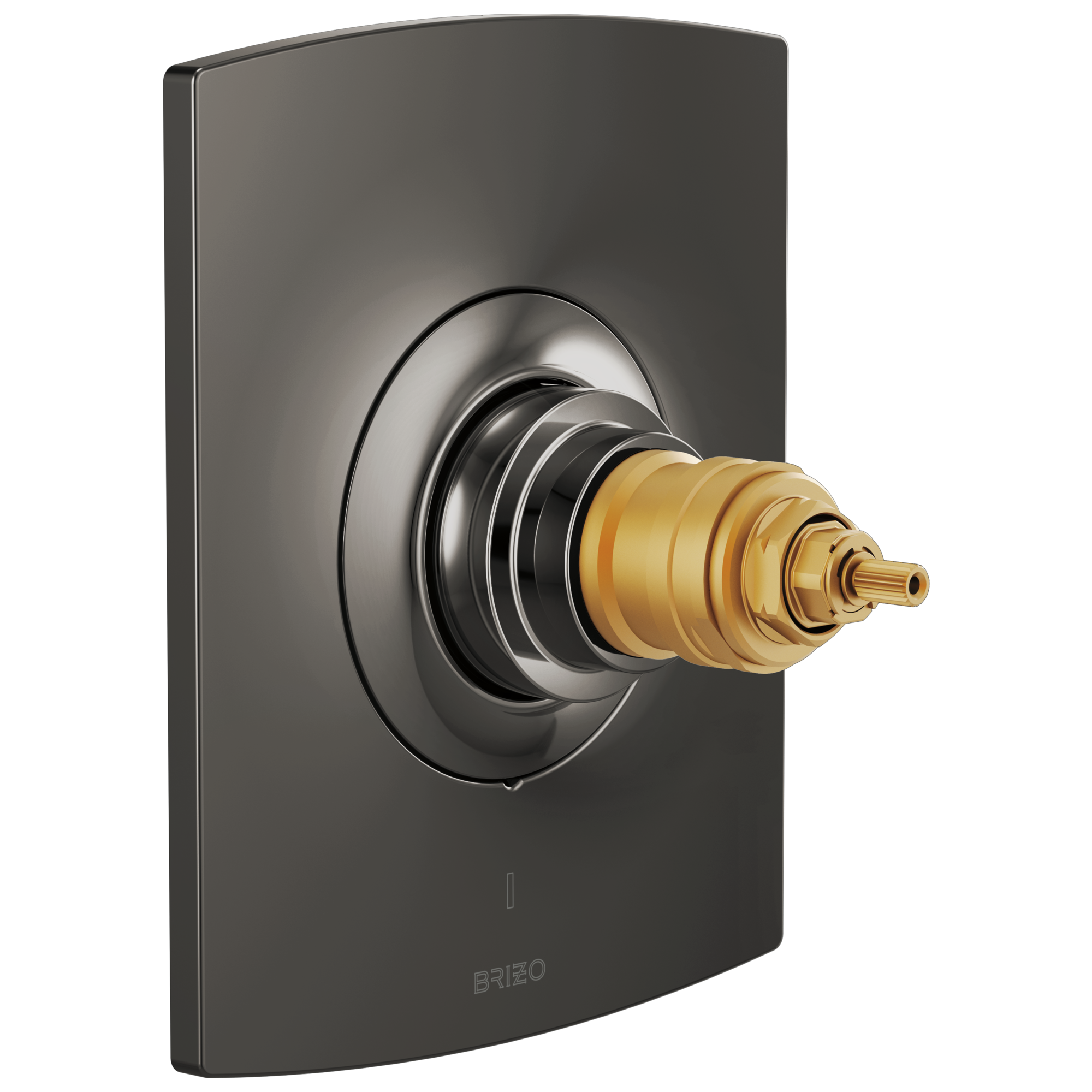 brilliance black onyx thermostatic valve