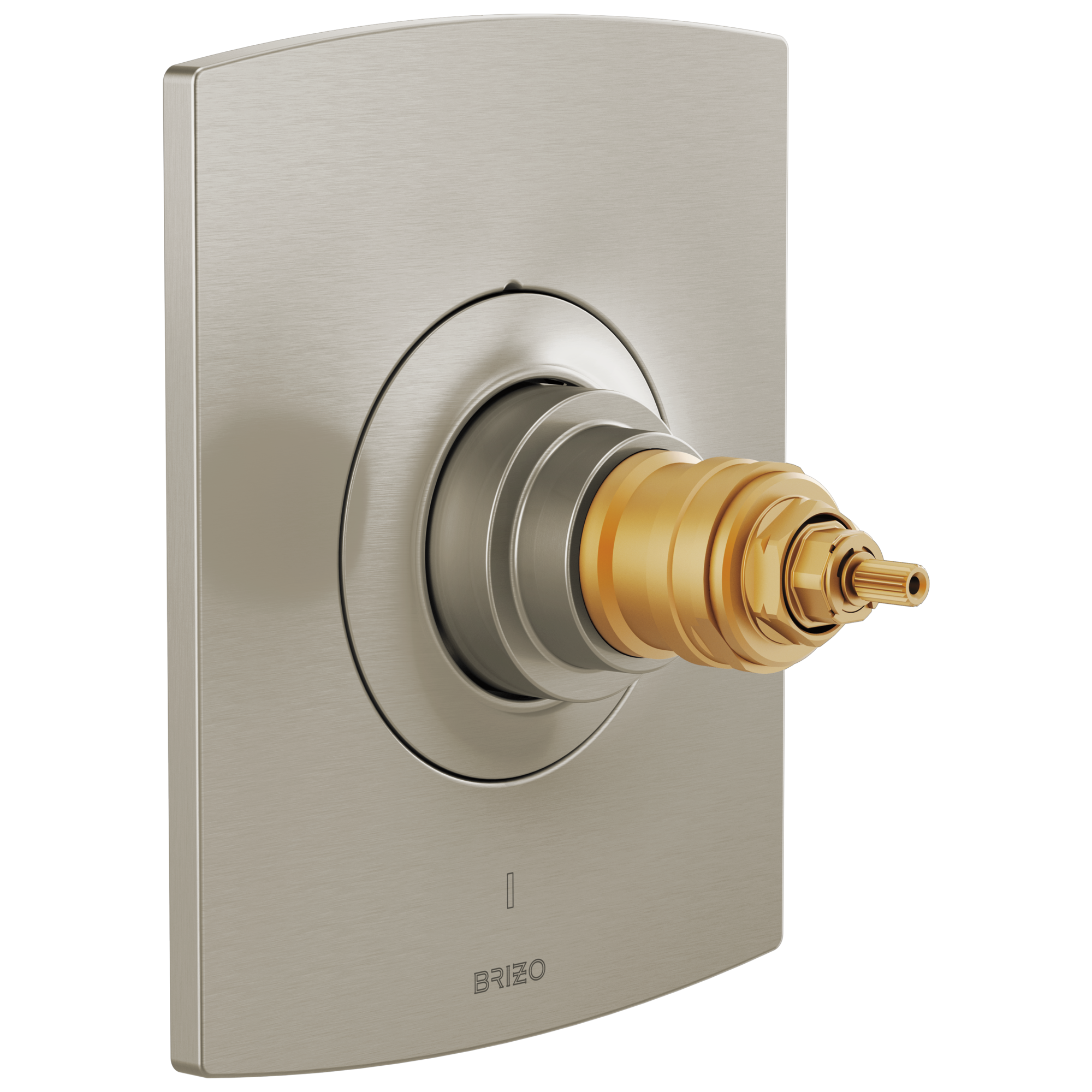 luxe nickel thermostatic valve