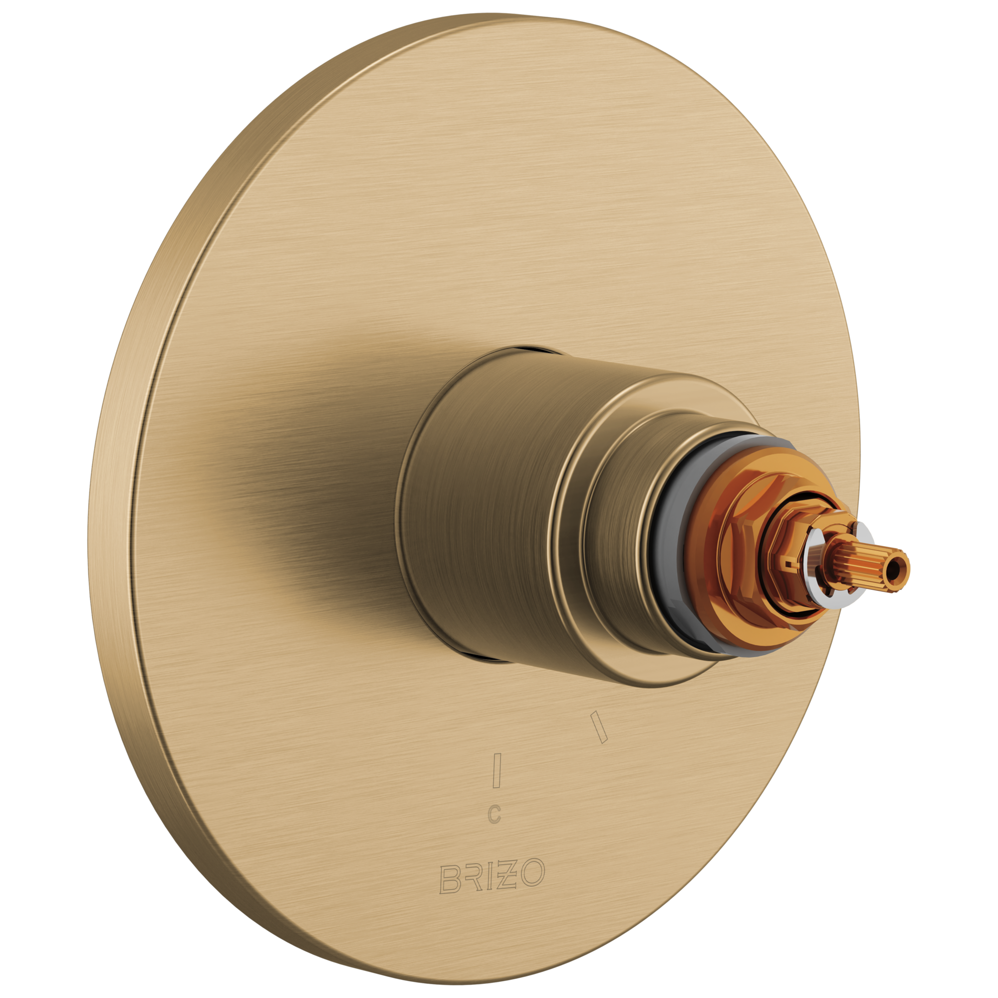 Brizo Roccesco TempAssure Thermostatic Valve Only Trim - Less Handles by Brizo