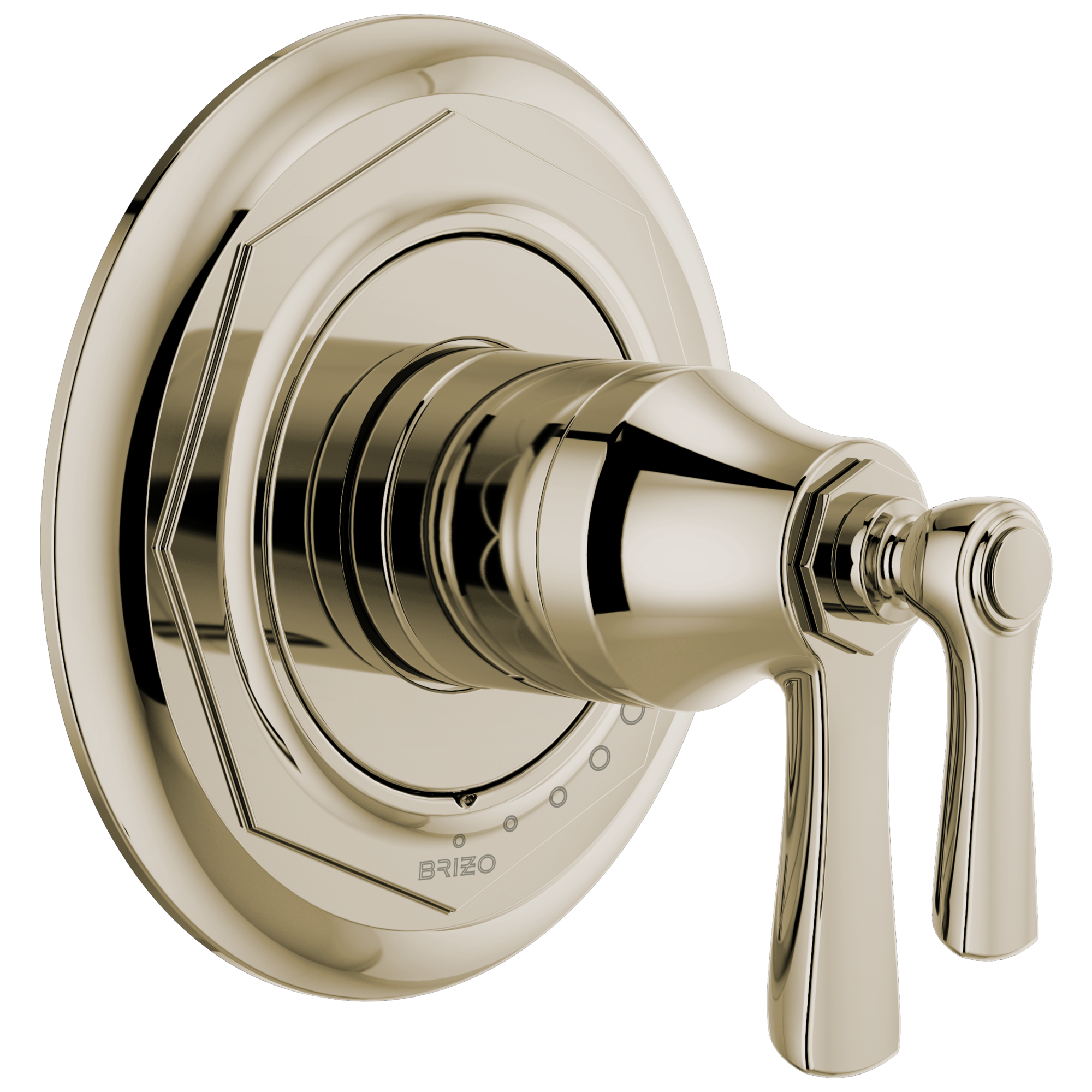 polished nickel thermostatic valve
