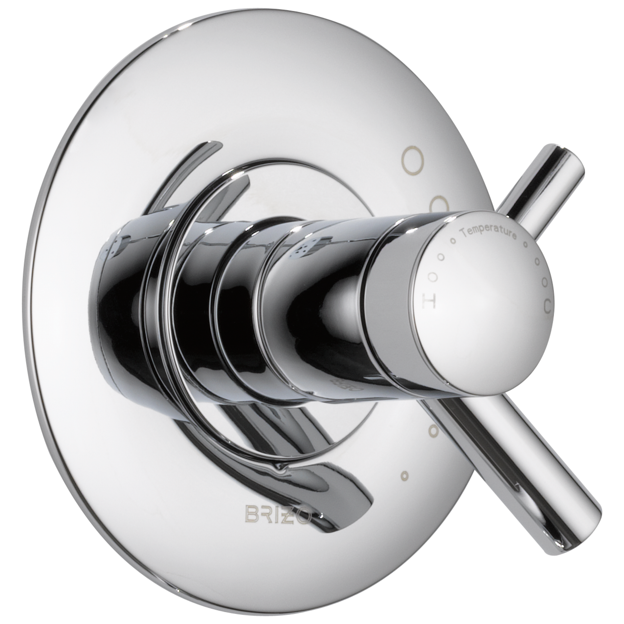 chrome thermostatic valve