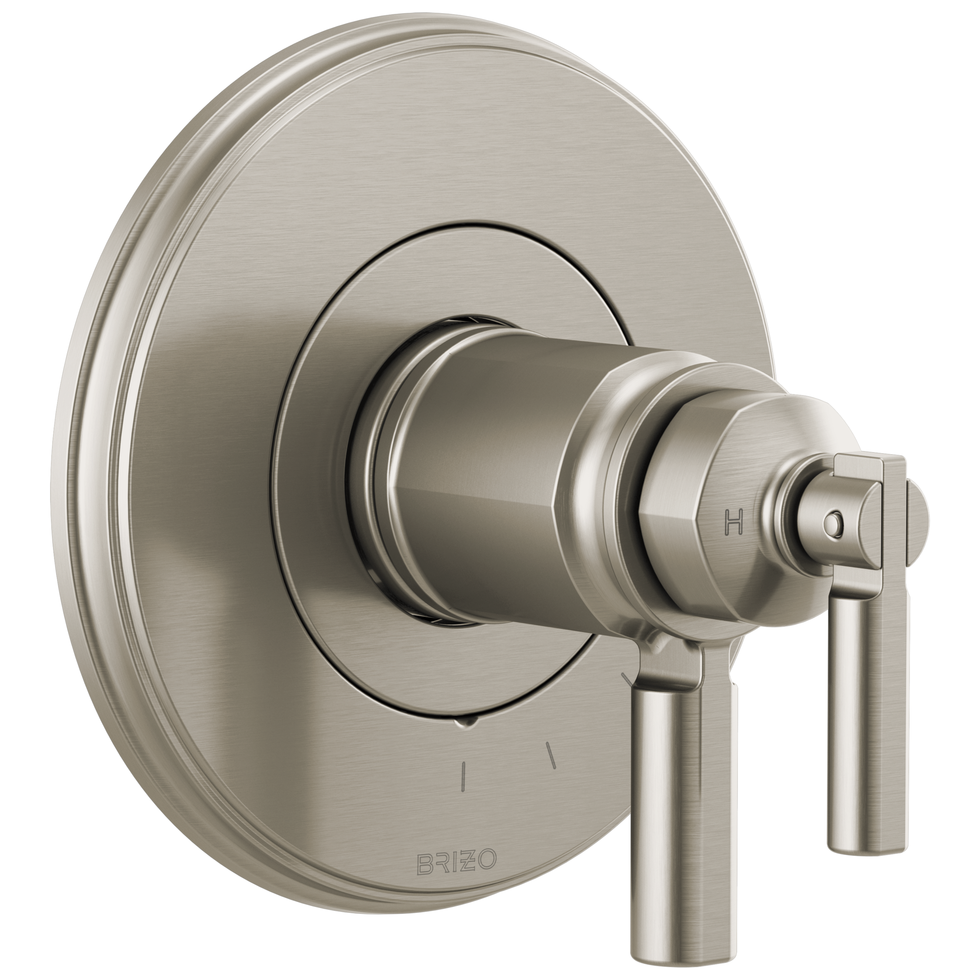 luxe nickel thermostatic valve