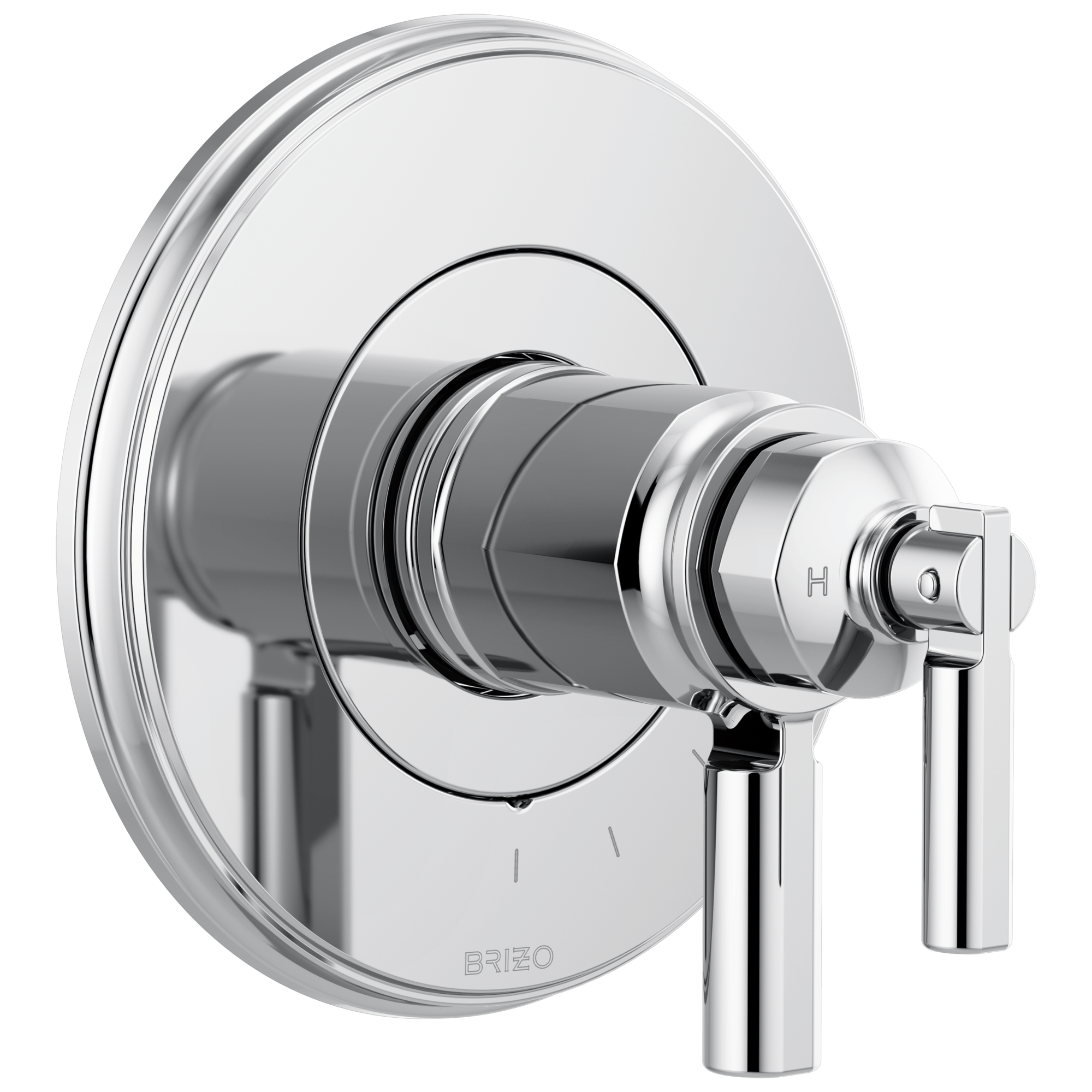 chrome thermostatic valve