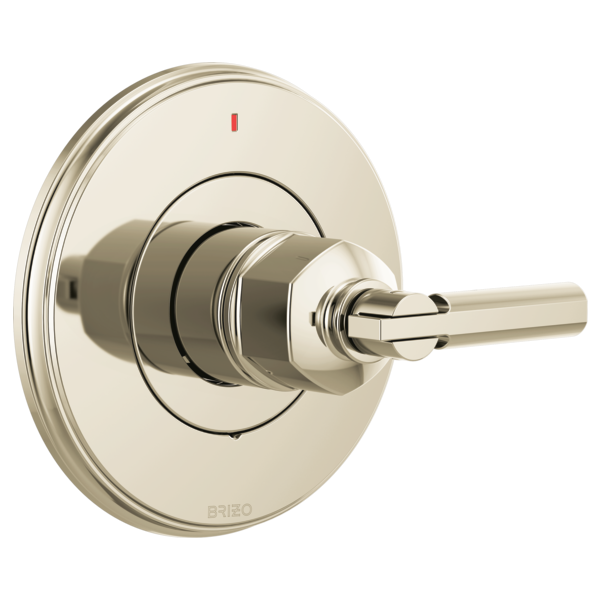 polished nickel valve