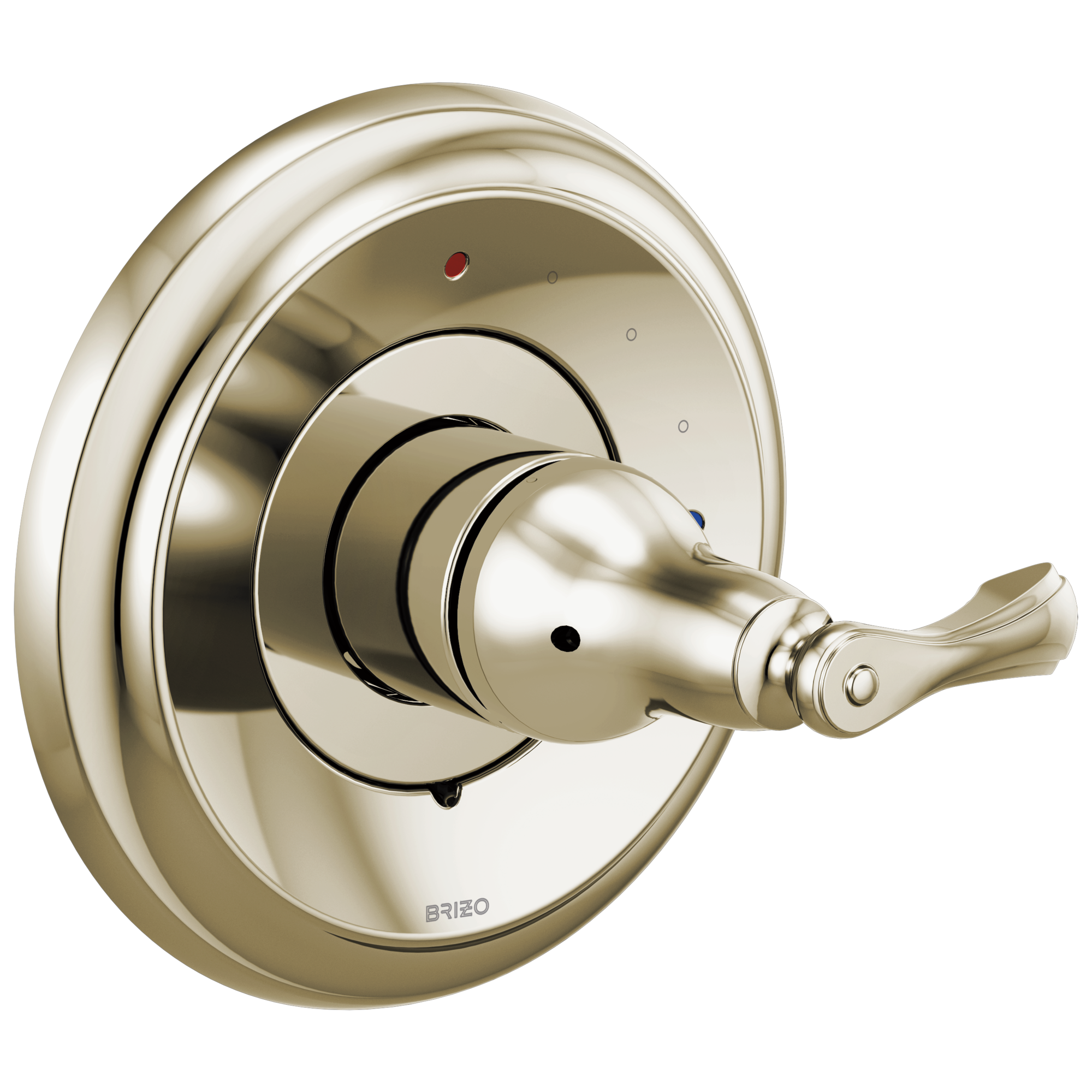 polished nickel valve