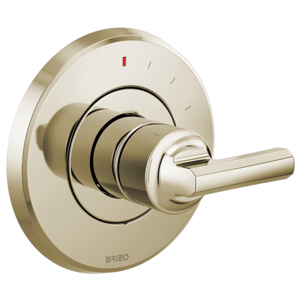 polished nickel valve