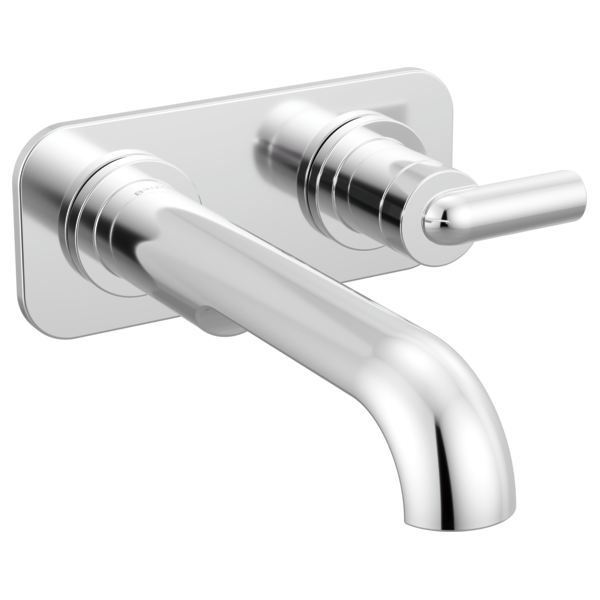 chrome bathroom faucet
