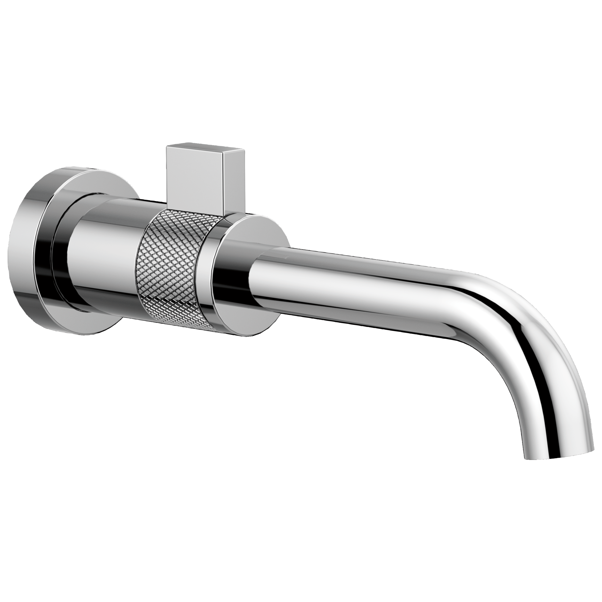 chrome lavatory faucet