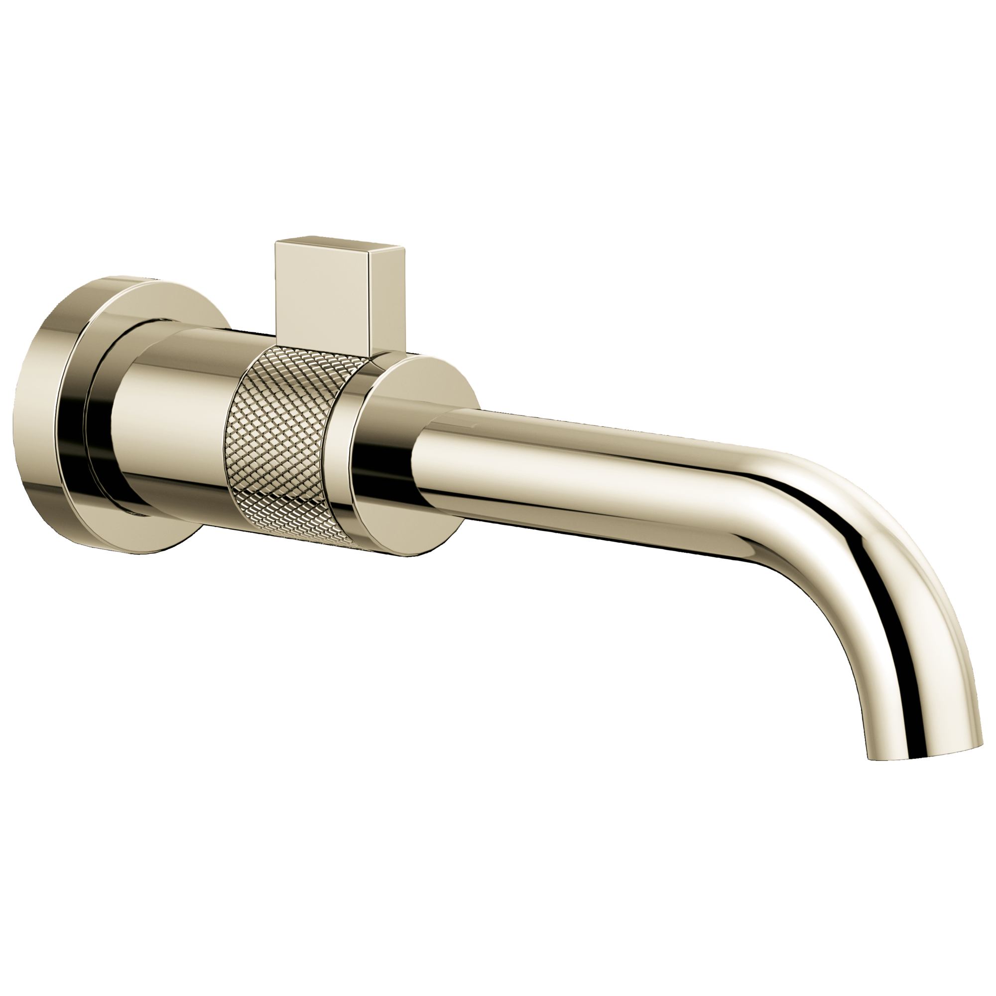 polished nickel lavatory faucet