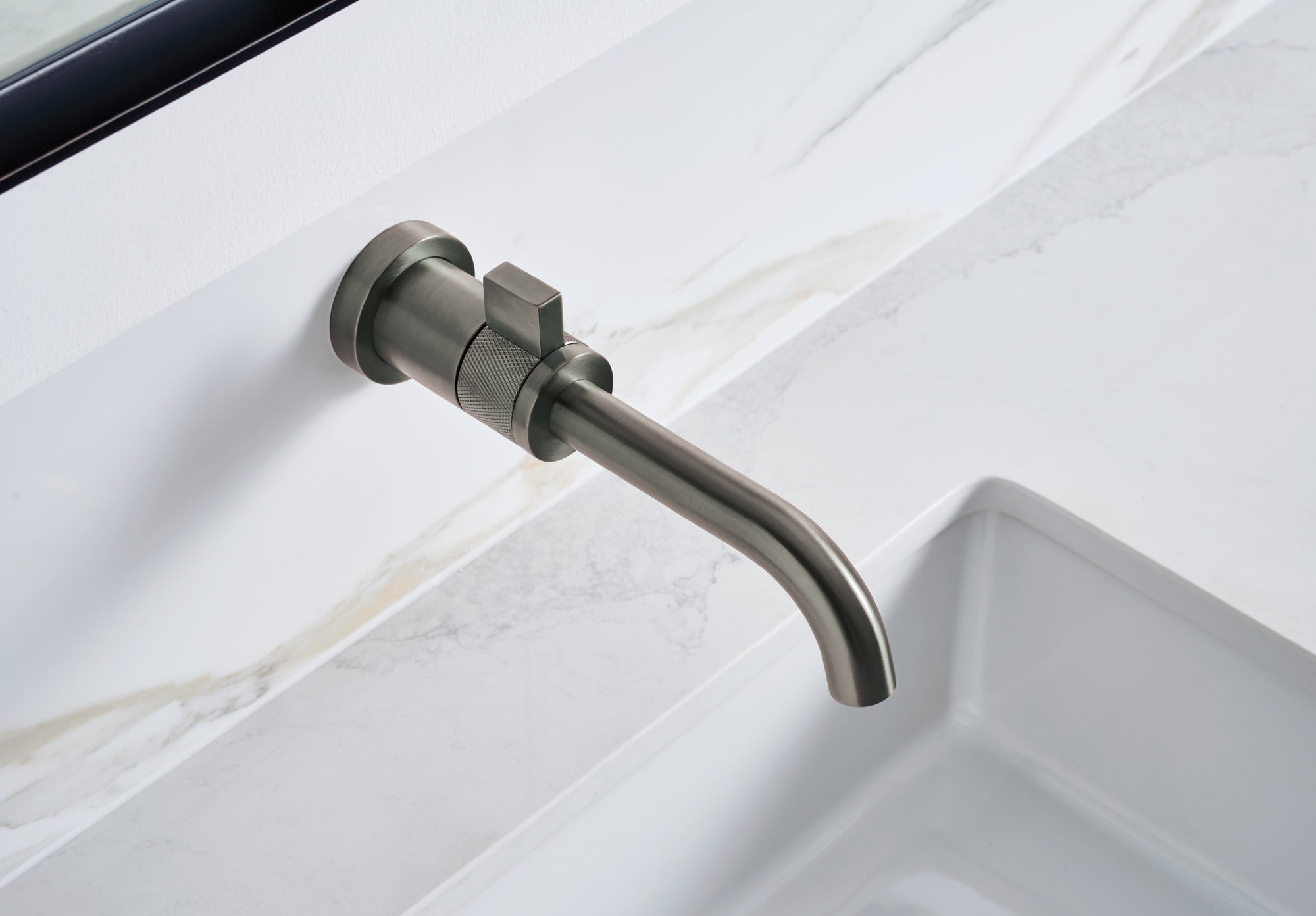 luxe steel lavatory faucet