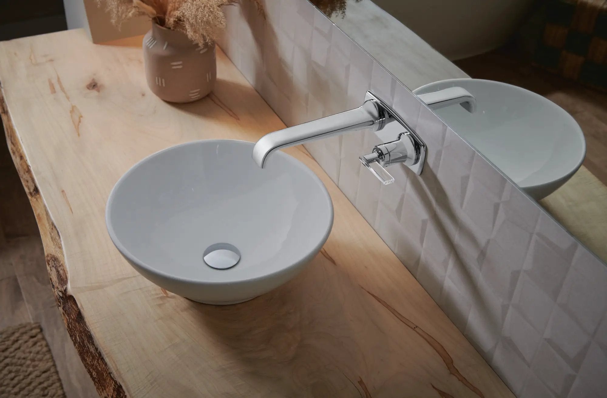chrome lavatory escutcheon
