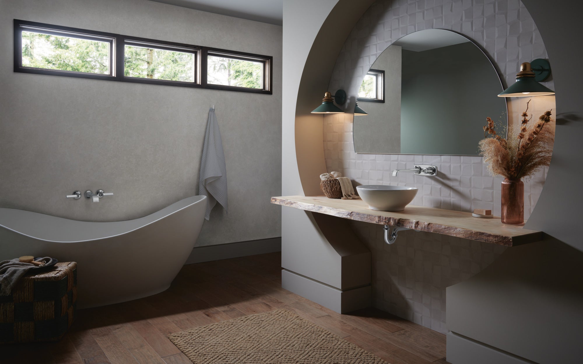 chrome lavatory faucet