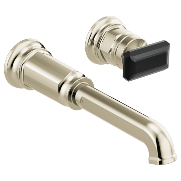 polished nickel lavatory faucet