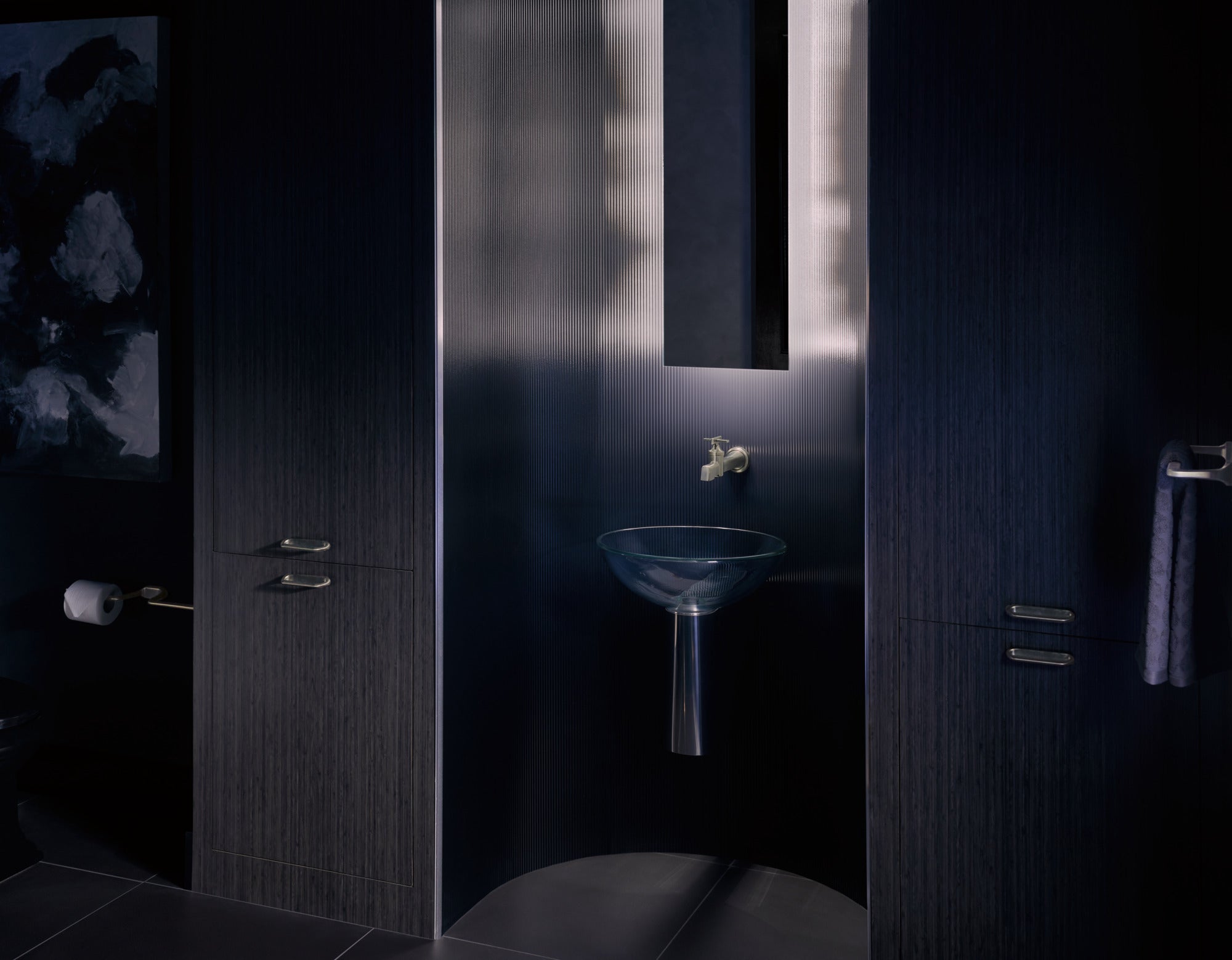 luxe steel lavatory faucet