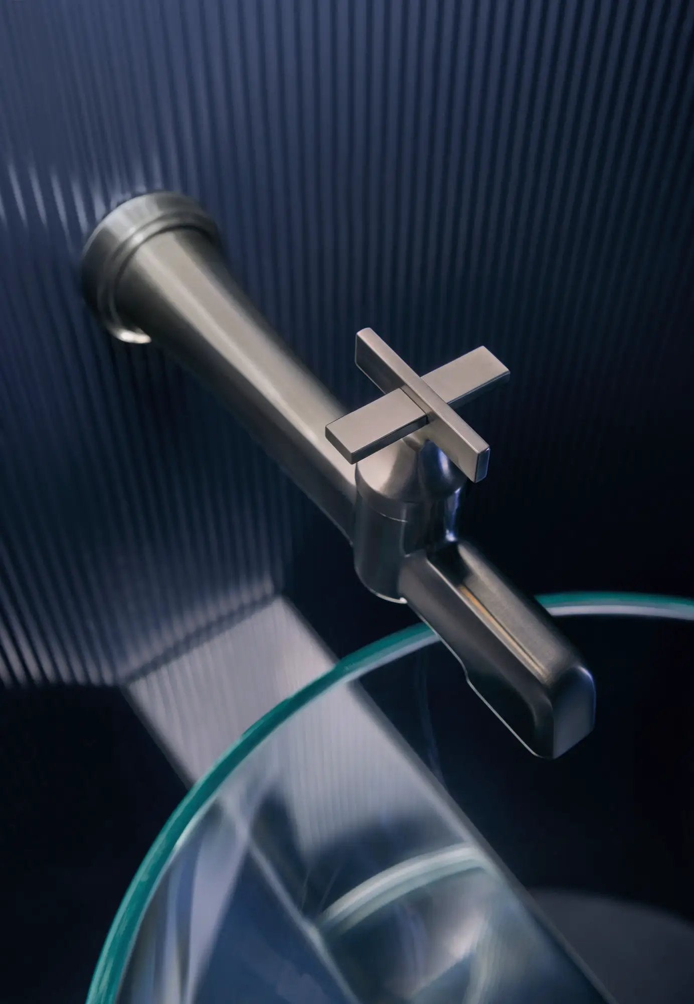 luxe steel lavatory faucet