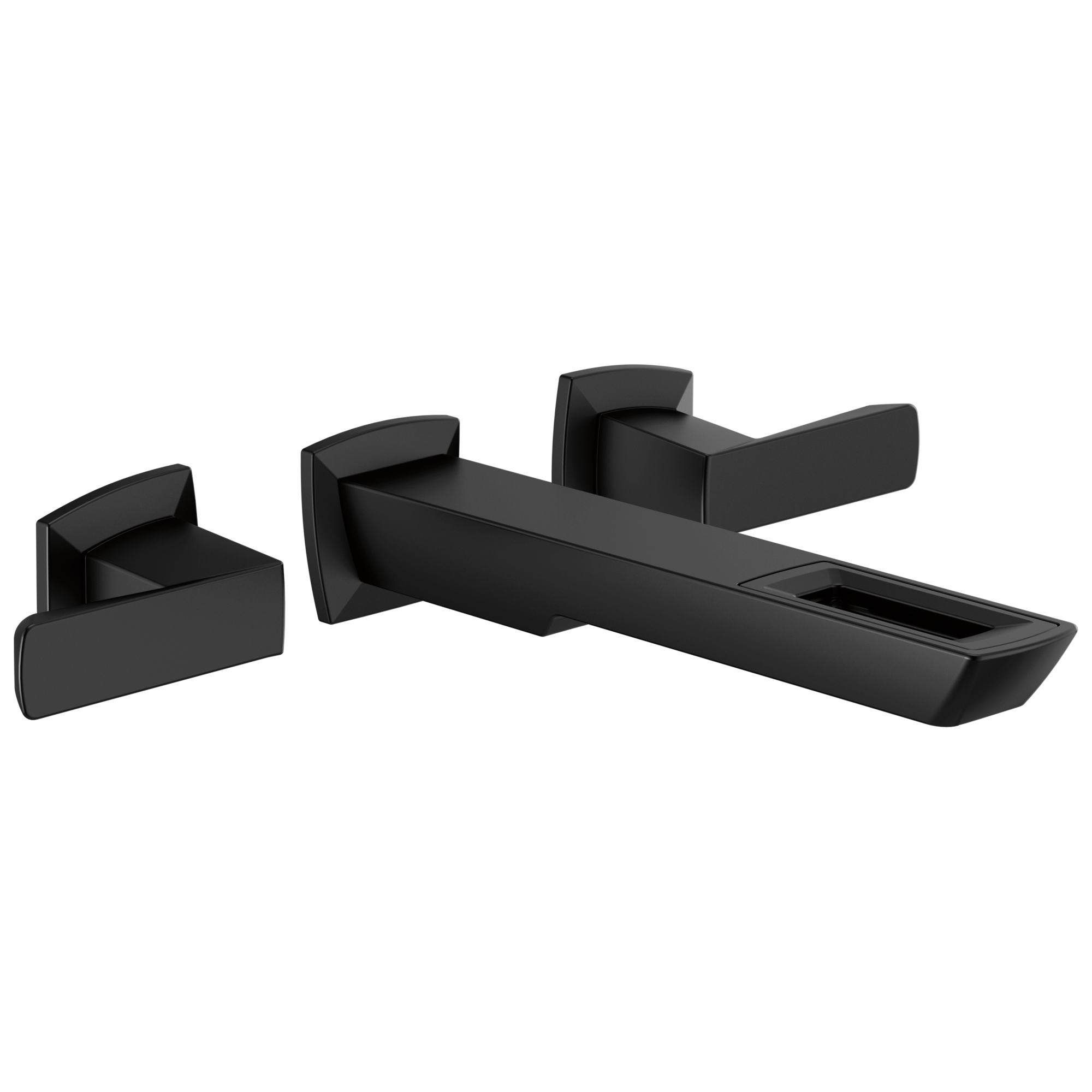 Brizo Vettis Two-Handle Wall Mount Lavatory Faucet With Open-Flow Spout 1.2 GPM by Brizo