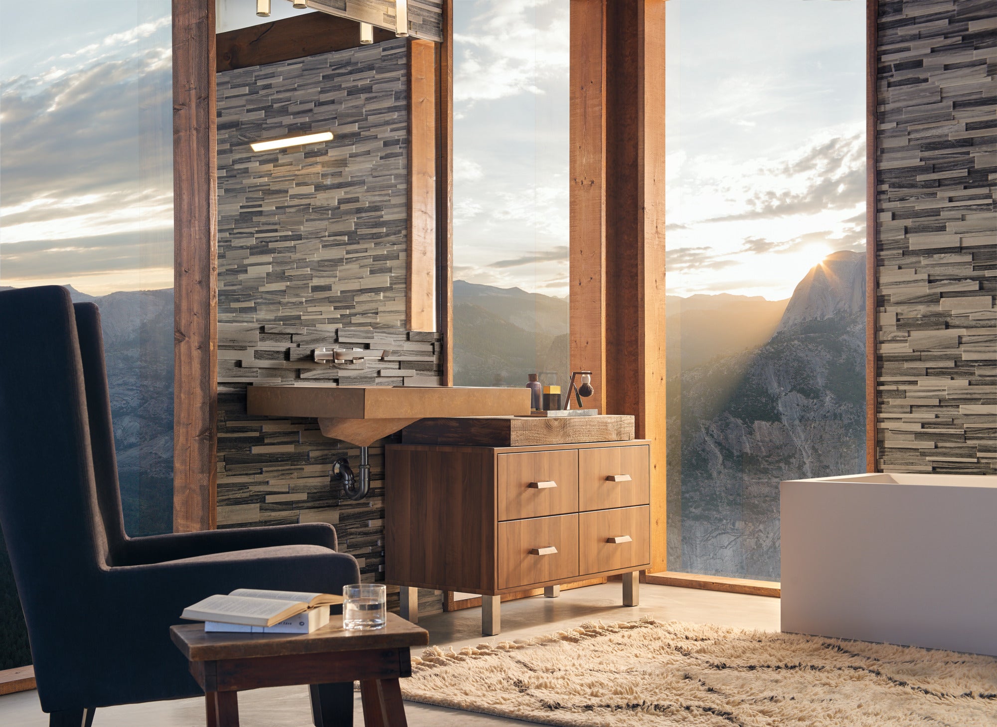 luxe nickel drawer pull