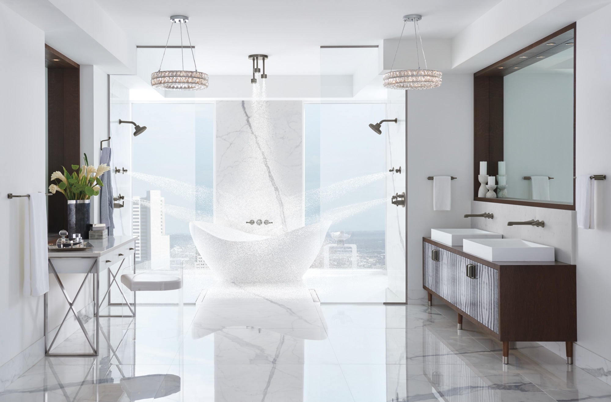 luxe steel robe hook