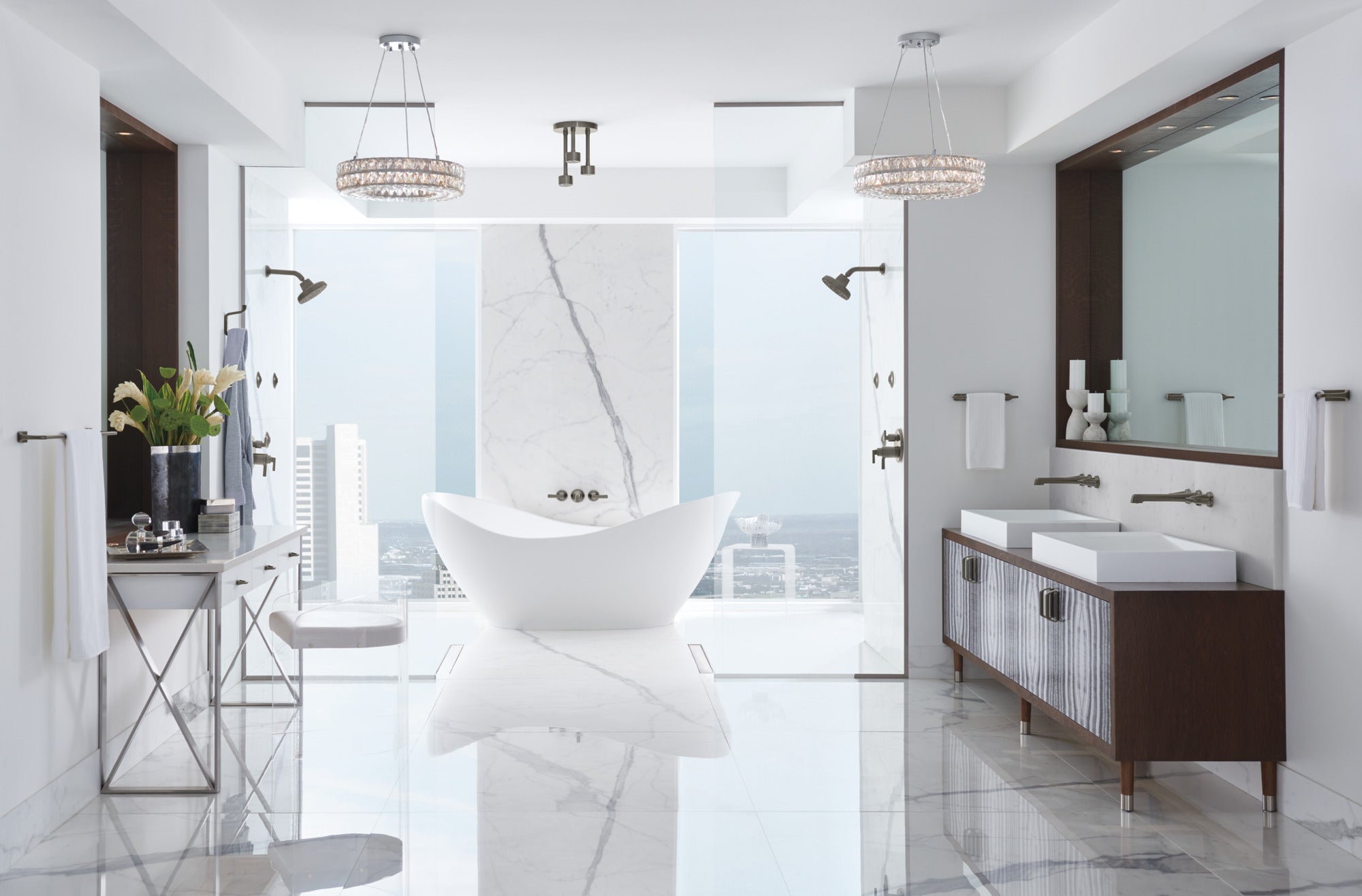 luxe steel robe hook