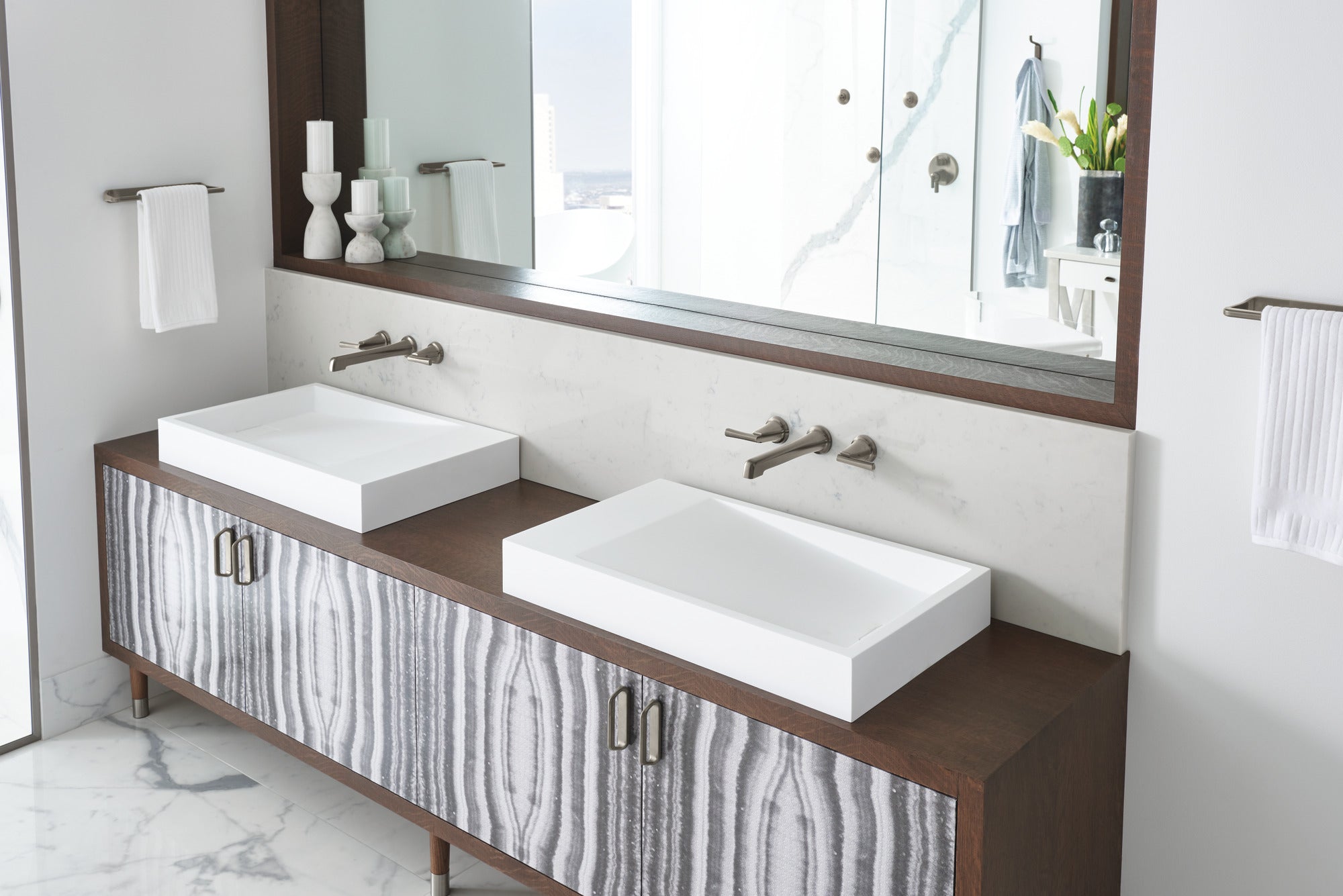 luxe steel drawer pull