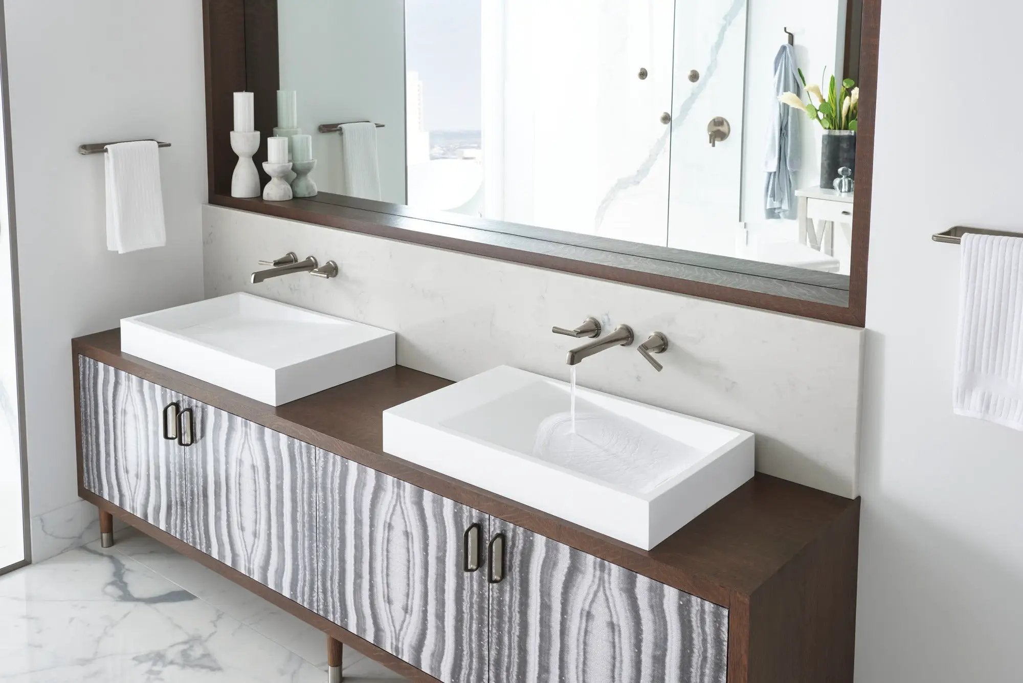 luxe steel diverter trim