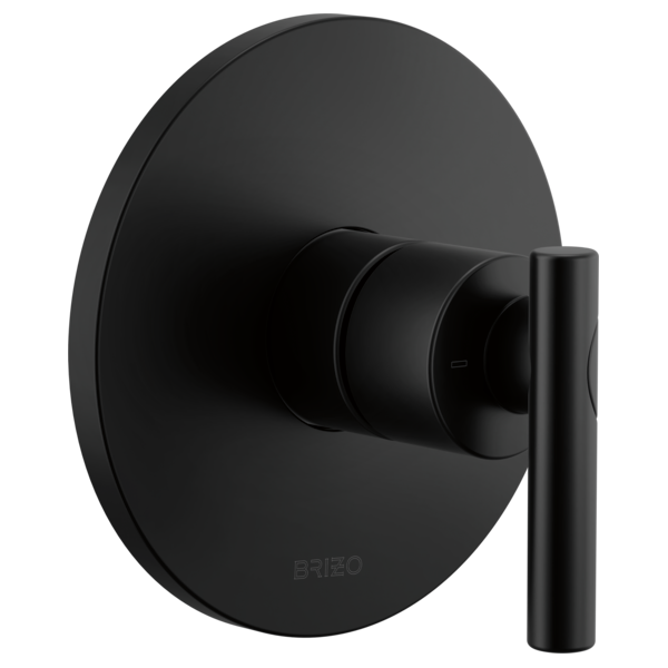 matte black shower valve