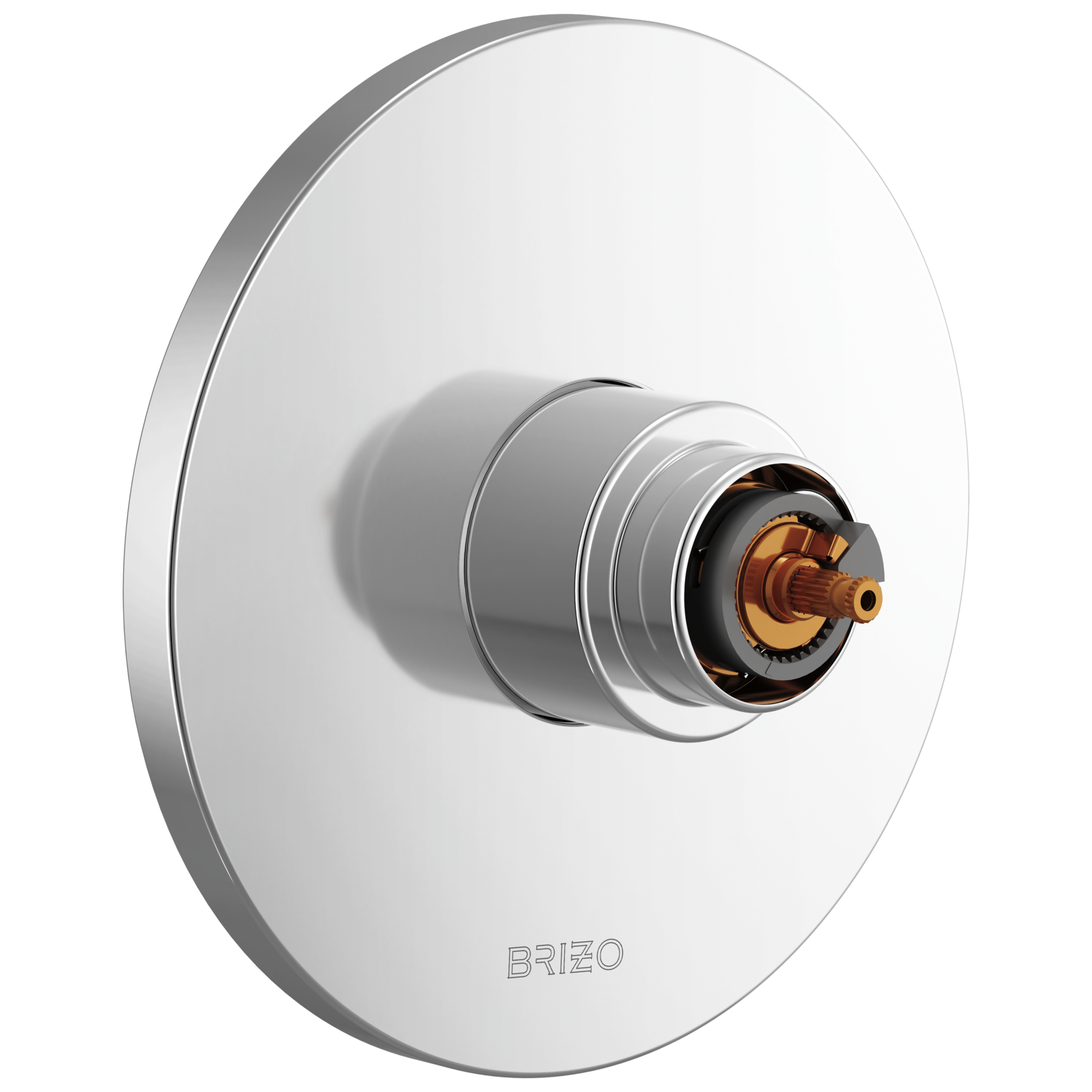 chrome shower valve