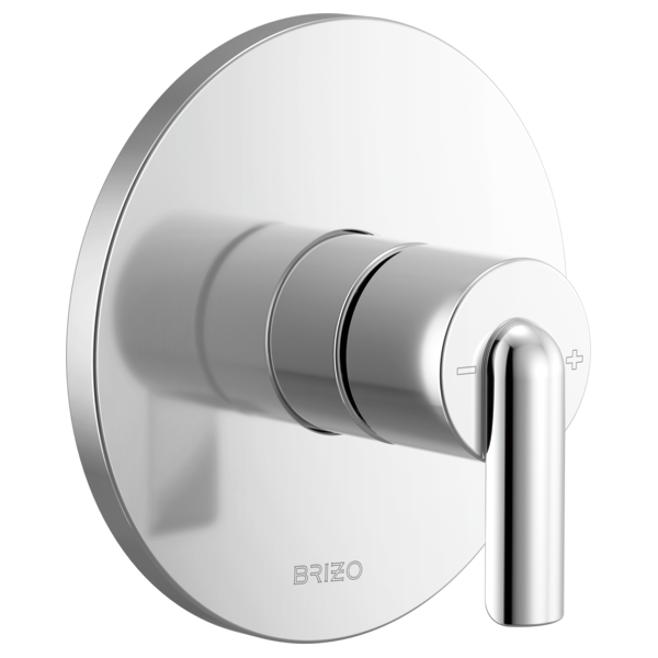 chrome shower valve