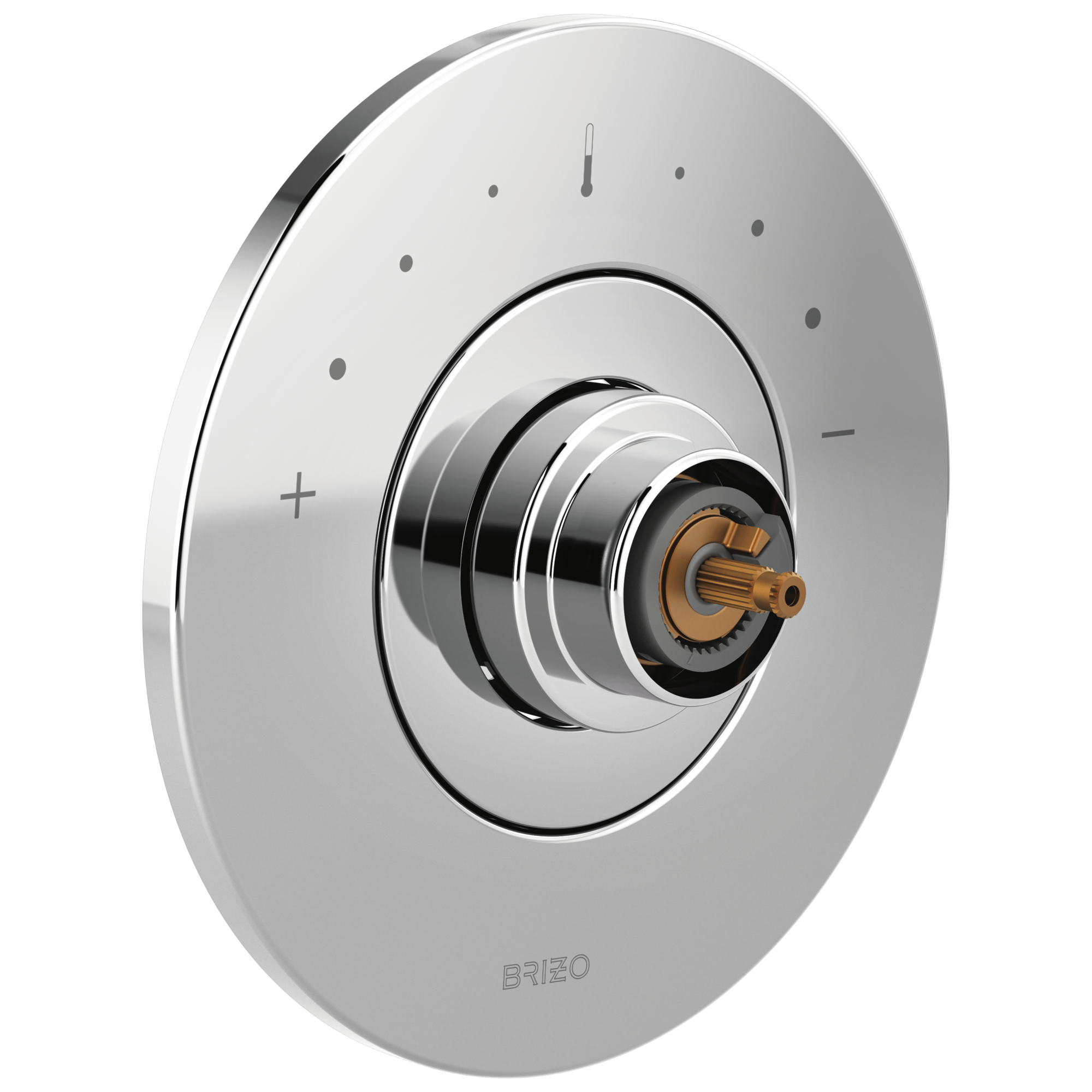 chrome thermostatic valve