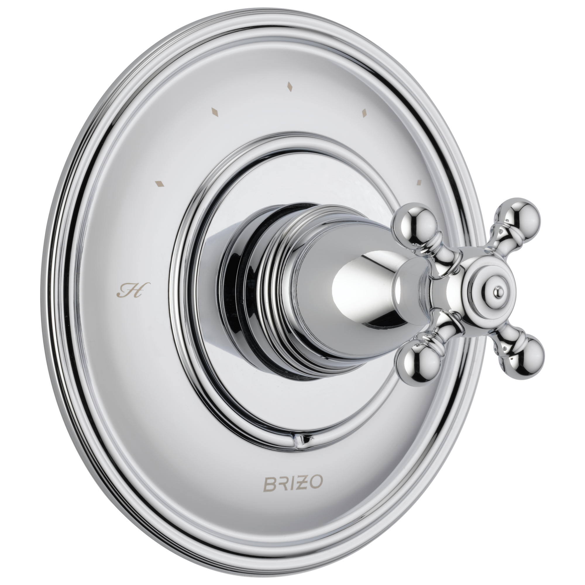 chrome thermostatic valve