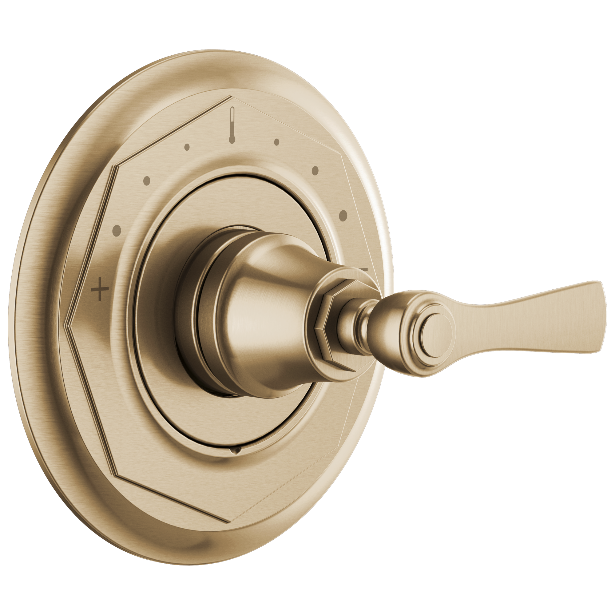 luxe gold thermostatic valve
