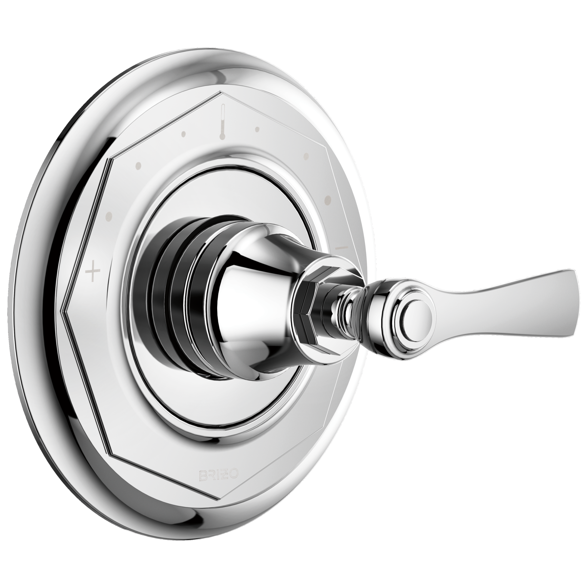 chrome thermostatic valve