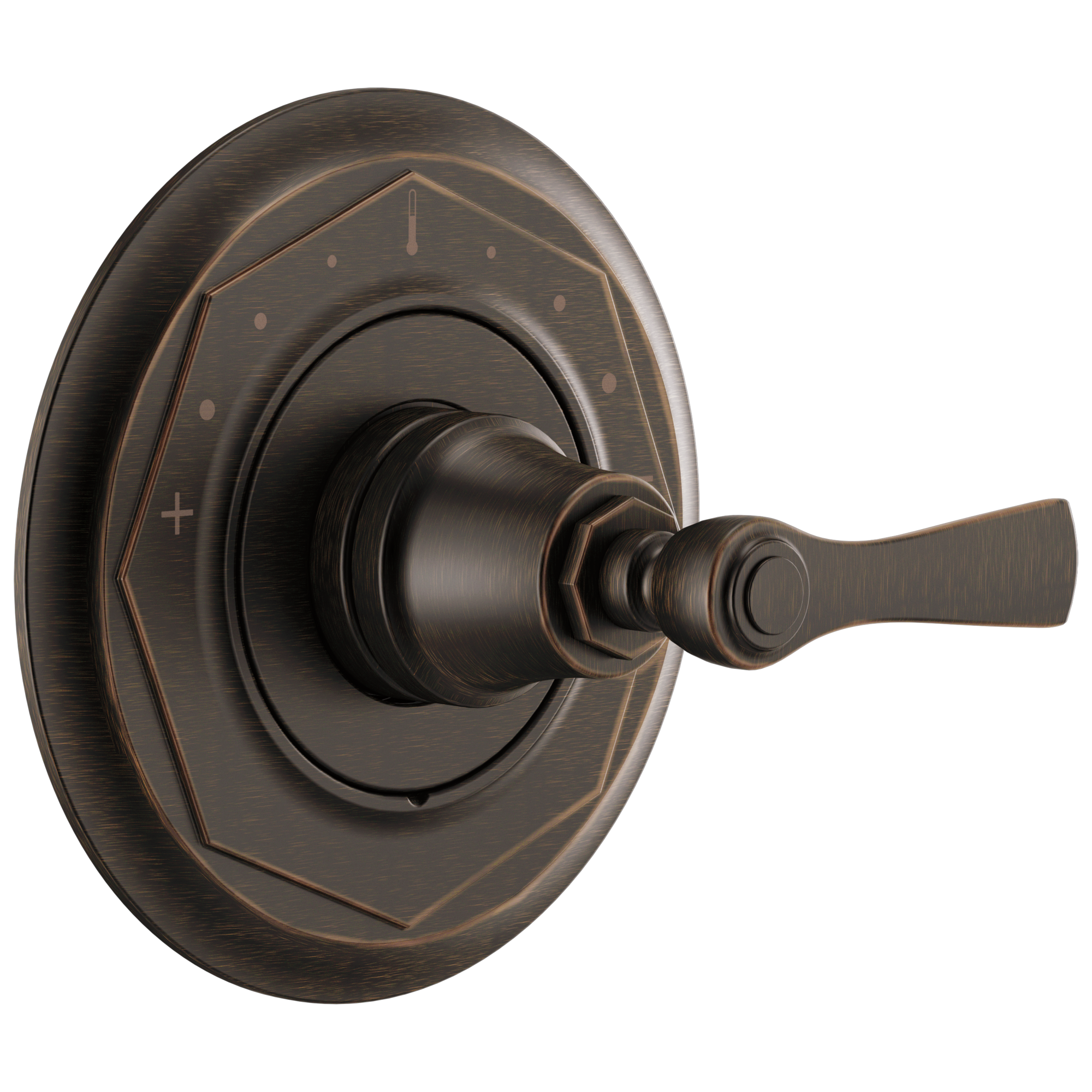 venetian bronze thermostatic valve