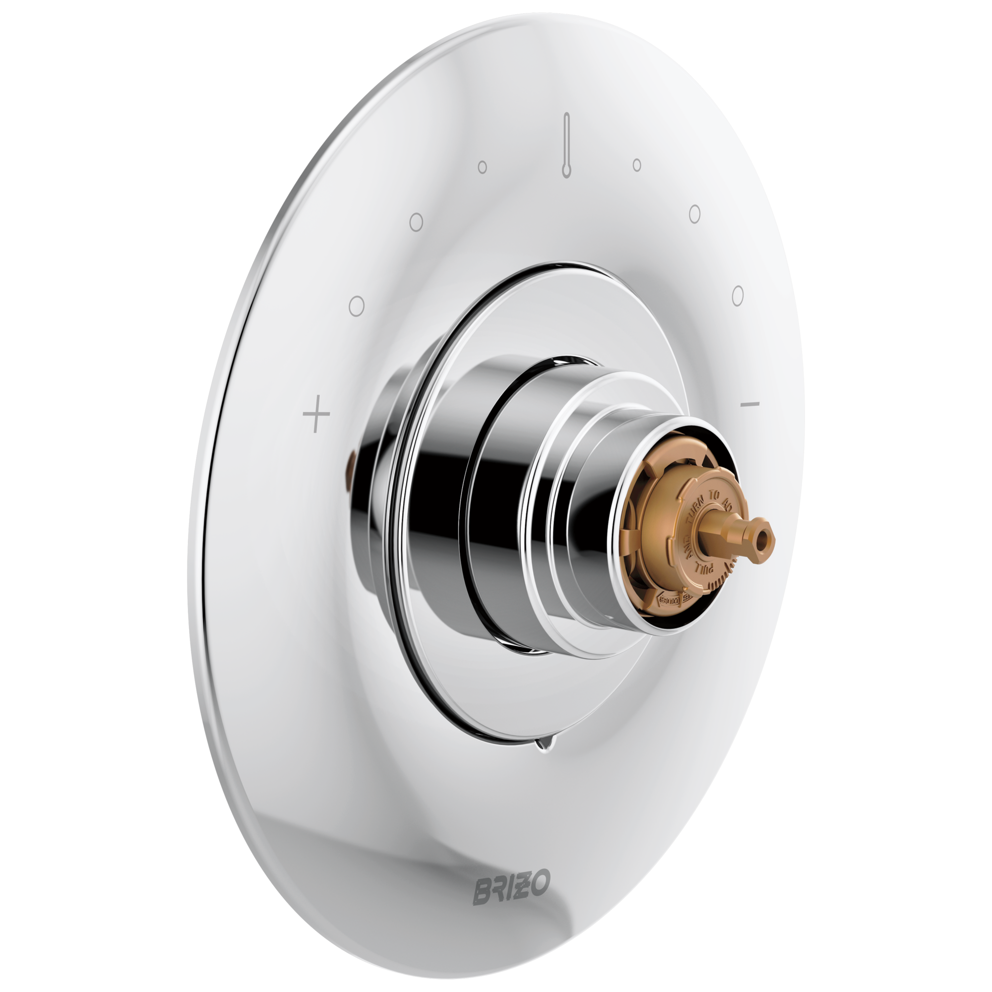 chrome thermostatic valve