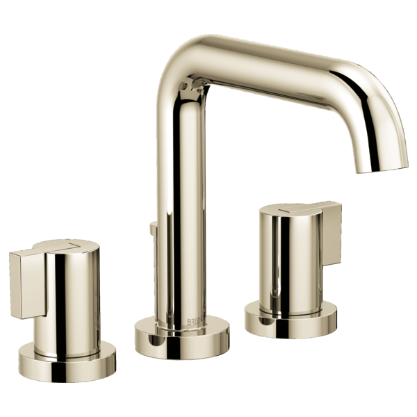 polished nickel tub