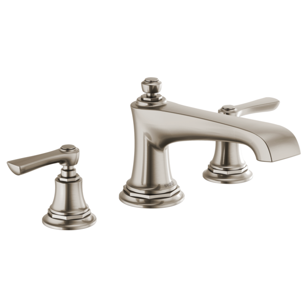 luxe nickel tub faucet