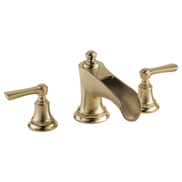 Brizo Rook Roman Tub with Channel Spout - Less Handles