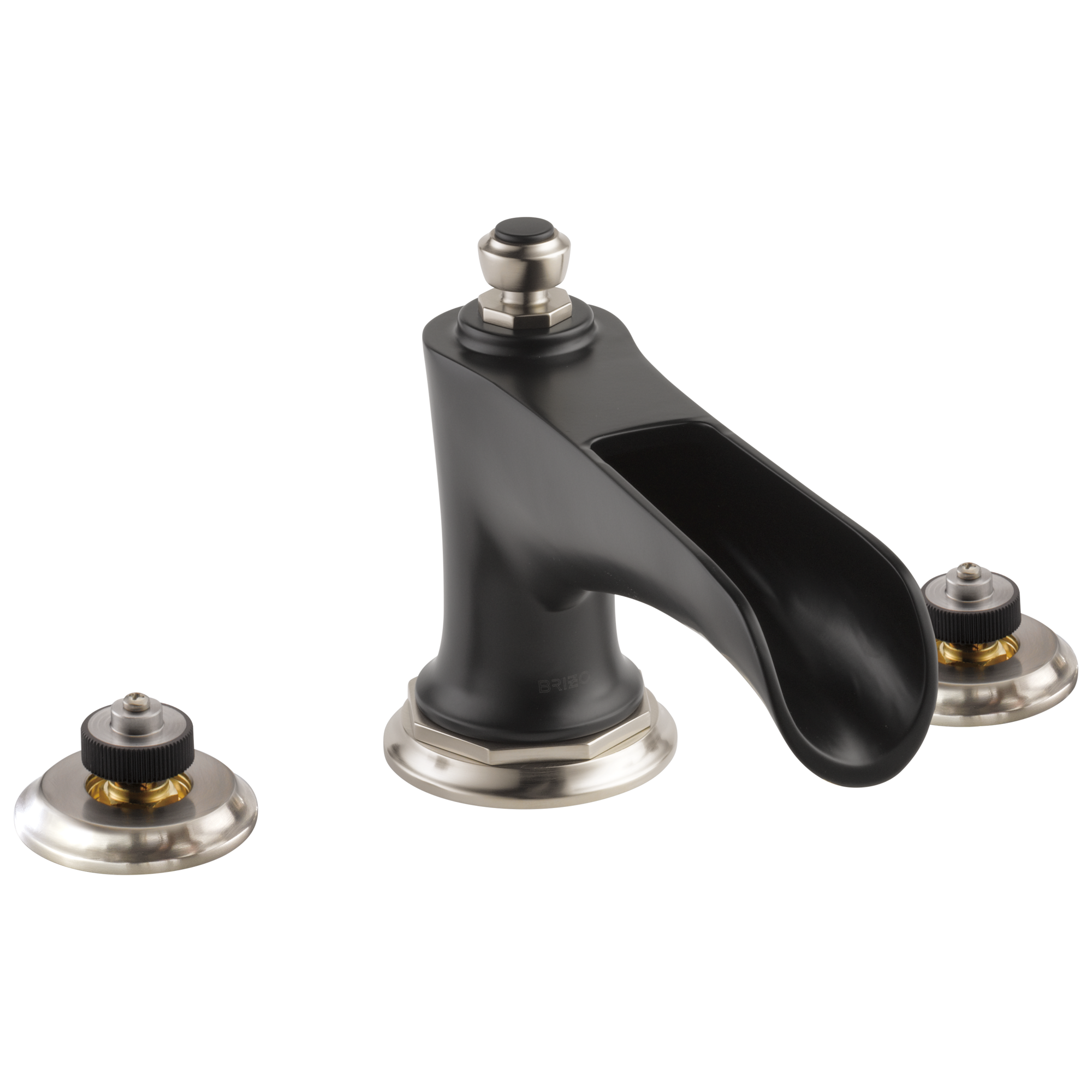 Brizo Rook Roman Tub with Channel Spout - Less Handles