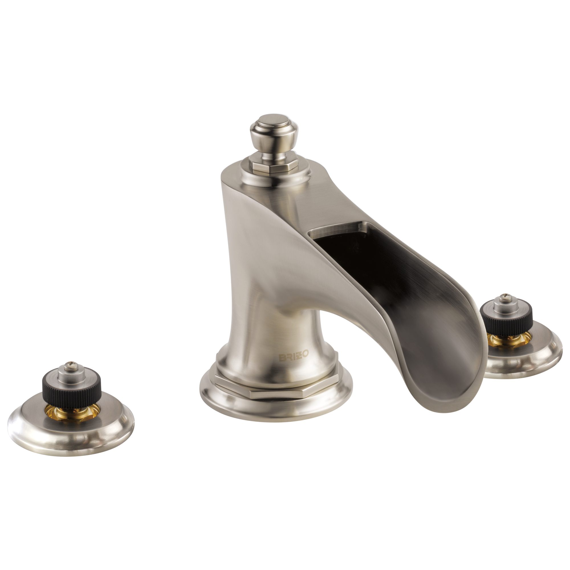 Brizo Rook Roman Tub with Channel Spout - Less Handles