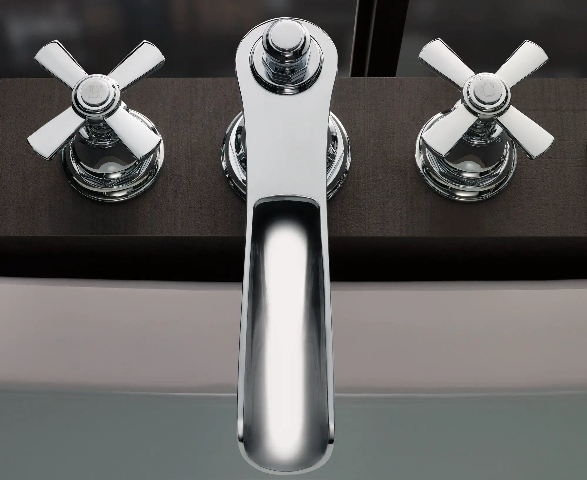 chrome hand shower